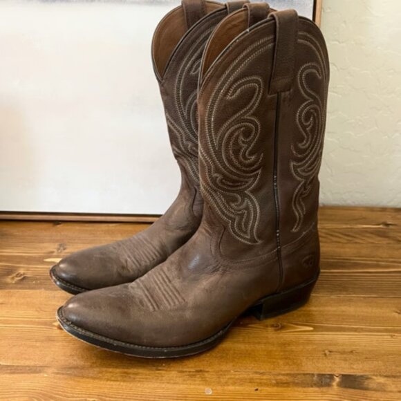 Ariat Other - Ariat Mens Size 9D Heritage Western Leather Cowboy Work Boots